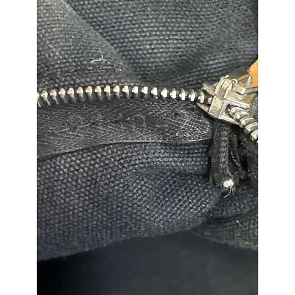 Hermès Fourre Tout PM Gray Canvas Tote Bag with Zip Pocket and Snap Closure - Picture 8 of 16